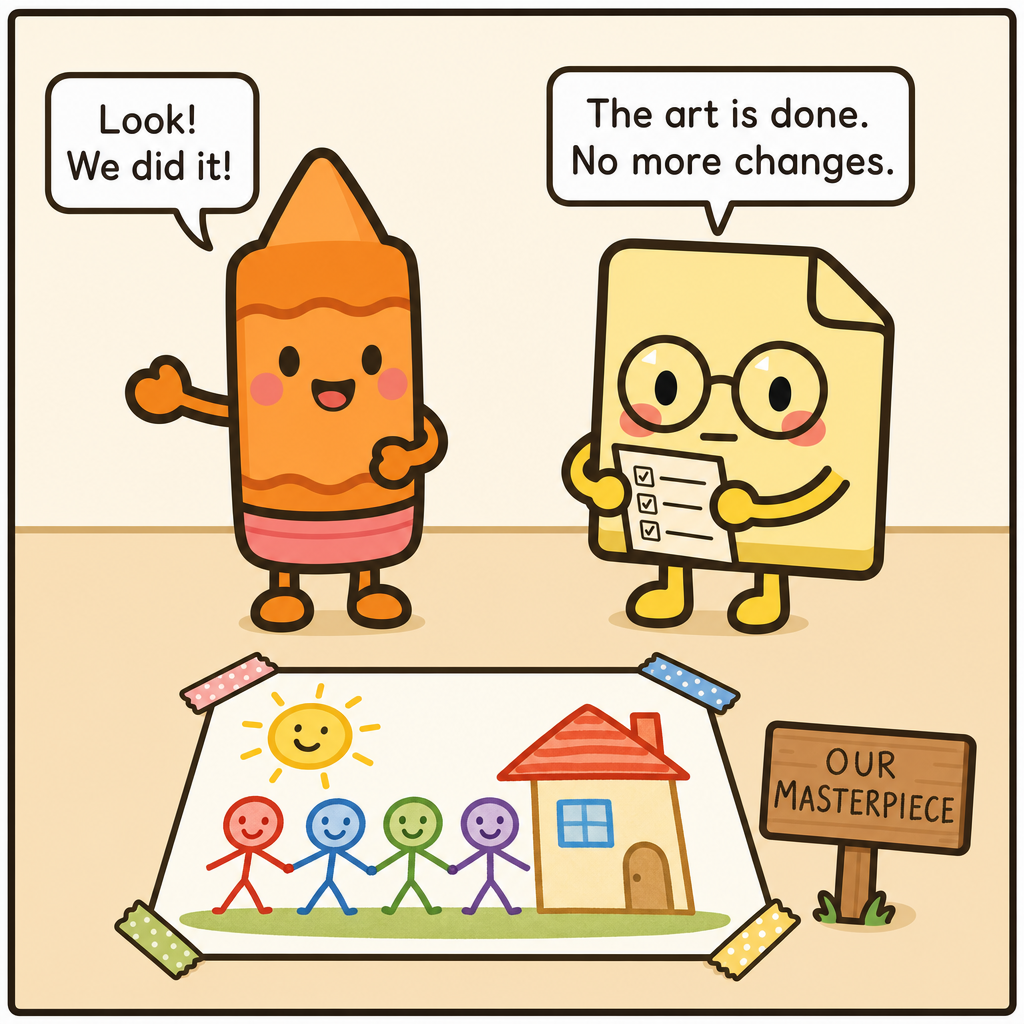 Pip's Big Eraser Oops — panel 1