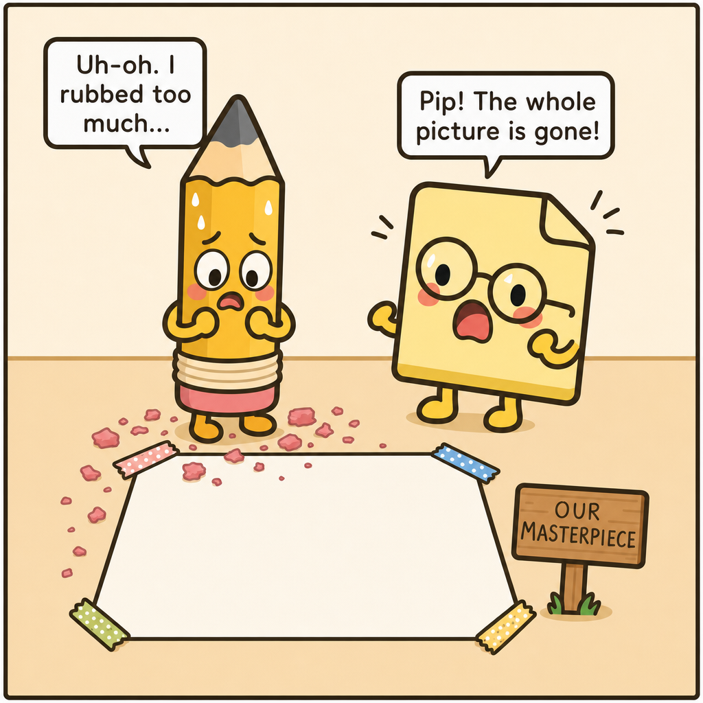Pip's Big Eraser Oops — panel 3
