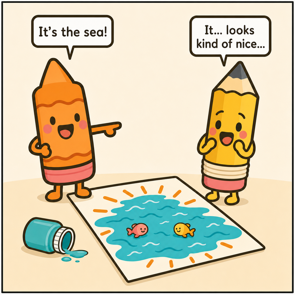 Smudge Paints The Sun — panel 4