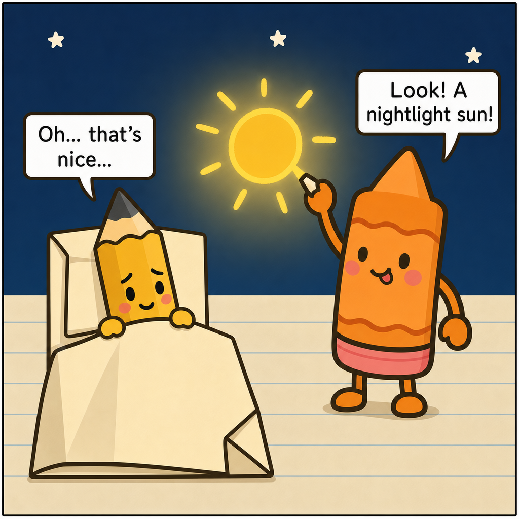Colo Draws A Nightlight — panel 2