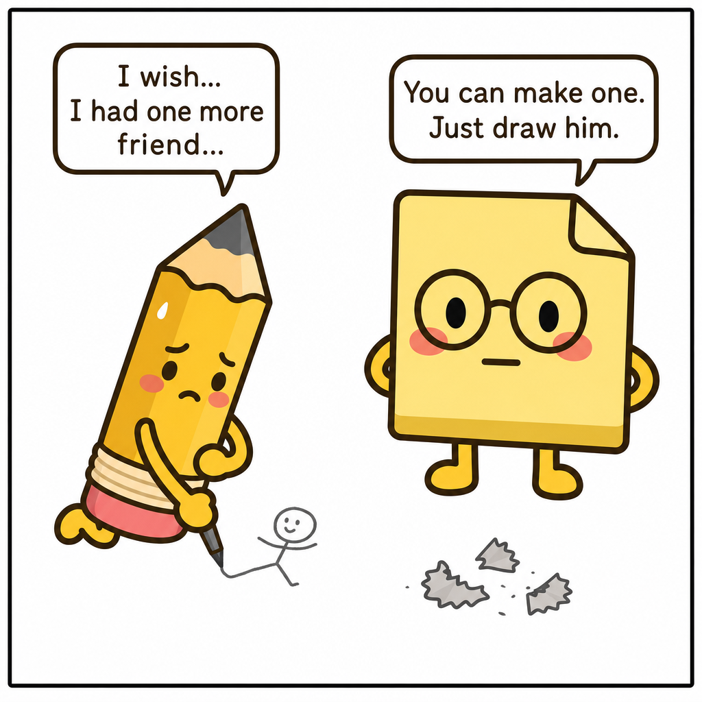Pip Draws A Friend — panel 1