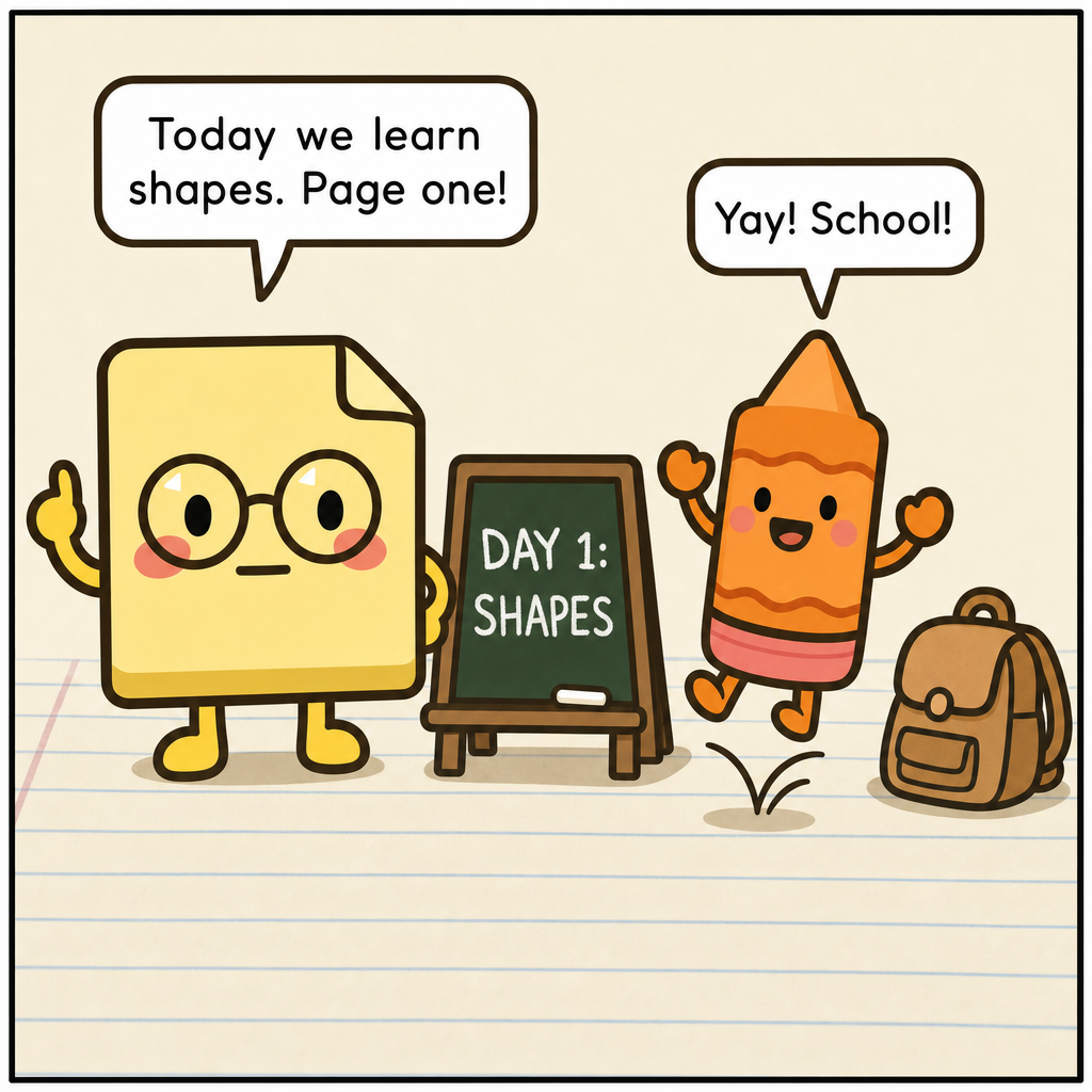 Smudge Eats The Lesson Plan — panel 1