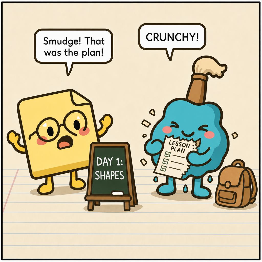 Smudge Eats The Lesson Plan — panel 3