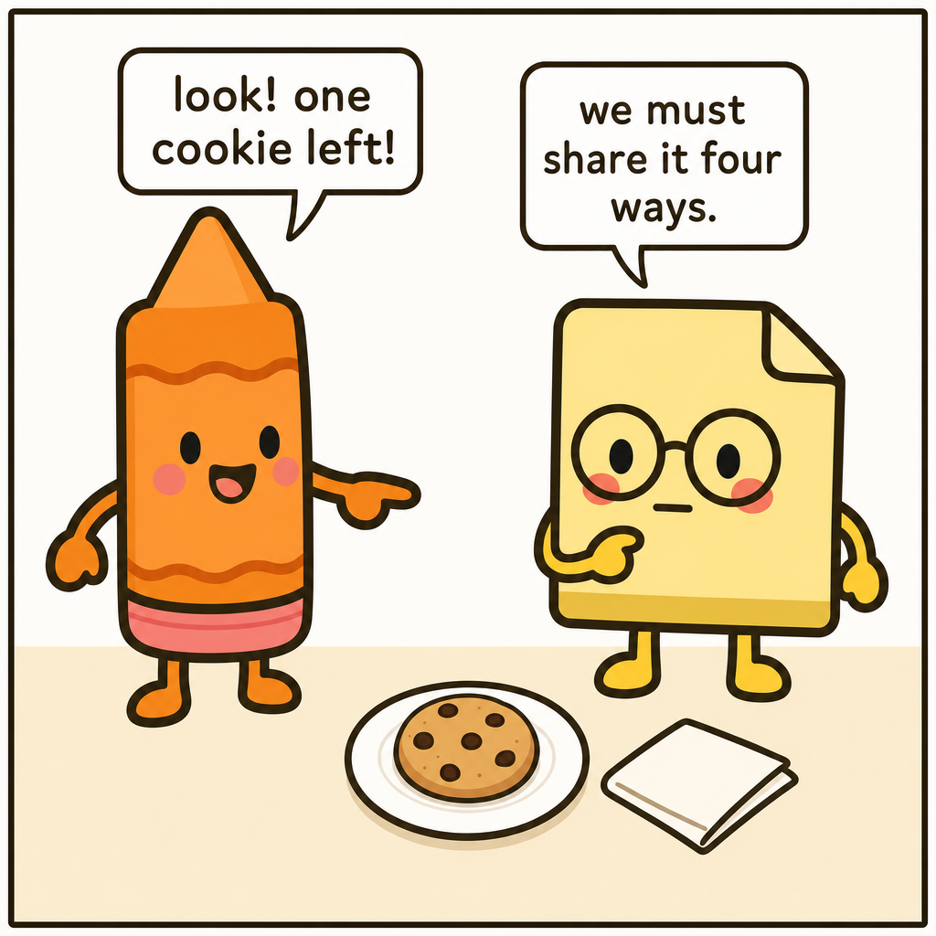 Sticky Splits The Last Cookie — panel 1
