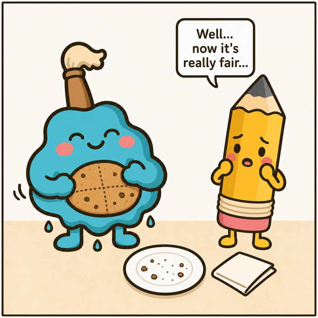 Sticky Splits The Last Cookie — panel 4
